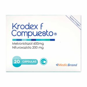 KRODEX F COMPUESTO 600 MG 20 CAP COA