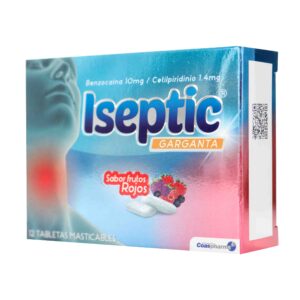ISEPTIC FRUTOS ROJOS CAJA 12 TBS COA