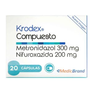 KRODEX COMPUESTO 300 MG 20 CAPSULAS COA