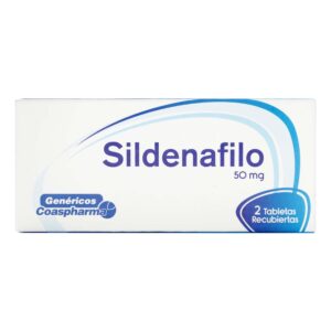 SILDENAFIL 50 MG 2 TABLETAS COA