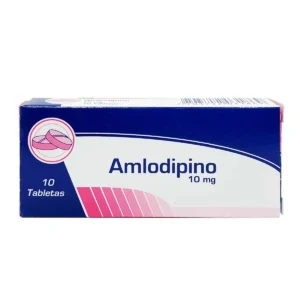 AMLODIPINO 10 MG 10 TABLETAS COA