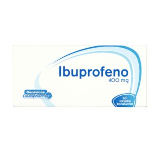 IBUPROFENO 400 MG 60 TABLETAS COA