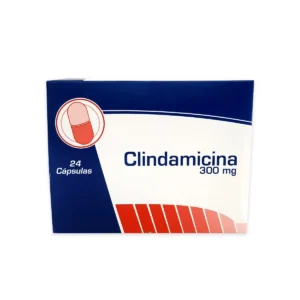 CLINDAMICINA 300 MG 24 CAPSULAS COA