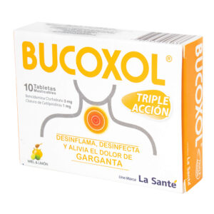 BUCOXOL TRIPLE ACCION MIEL LIMON 10 TBS