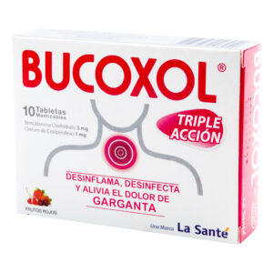 BUCOXOL TRIPLE ACCION F.ROJOS 10 TBS