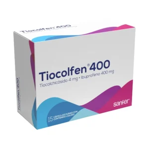 TIOCOLFEN 400 MG 15 CAP LIQUIDAS (3%+)