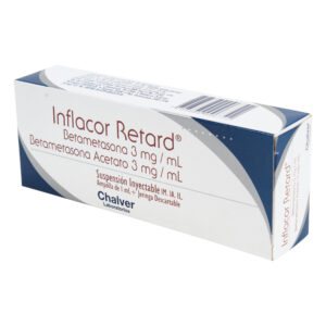 INFLACOR RETARD 3+3 MG 1 ML AMPOLLA