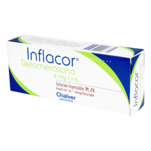 INFLACOR 4 MG 1 ML AMPOLLA