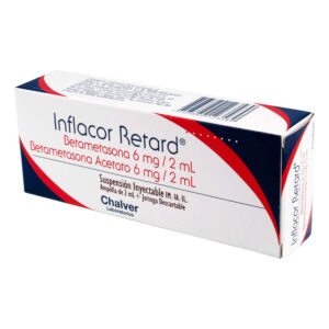 INFLACOR RETARD 6+6 MG 2 ML AMPOLLA