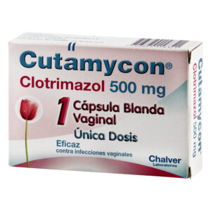 CUTAMYCON 500 MG 1 CAP.BLANDA VAGINAL