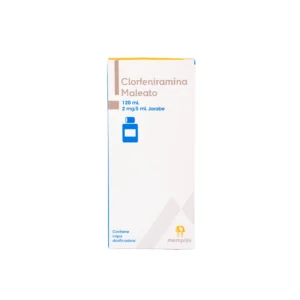 CLORFENIRAMINA 2MG/5ML JARABE 120ML