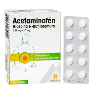 ACETAMINOFEN+HIOSCINA 20 TBS MP