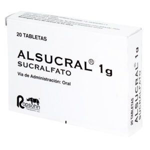 ALSUCRAL 1 GR 20 TABLETAS
