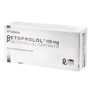BETOPROLOL 100 MG 30 TABLETAS(M)24360
