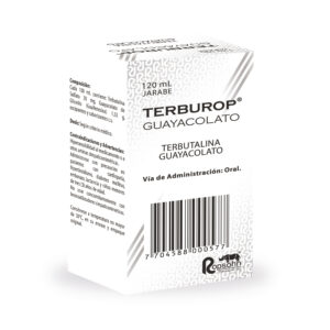 TERBUROP GUAYACOLATO JARABE 120 ML