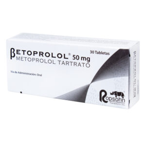 BETOPROLOL 50 MG 30 TABLETAS(M)12180