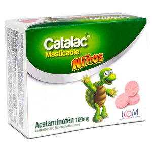 CATALAC 100 MG 100 TBS MASTICABL ICOM MQ