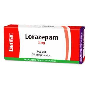 LORAZEPAM 2 MG 30 TABLETAS GF (C)