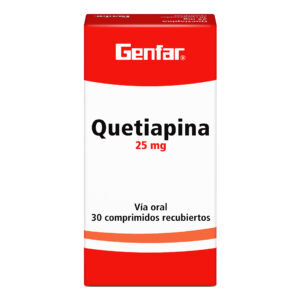 QUETIAPINA 25 MG 30 TBS GF (P)16793