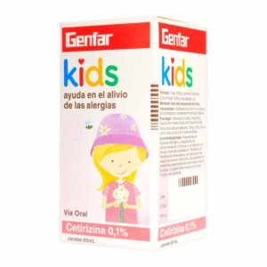 CETIRIZINA JARABE 0.1% KIDS 60 ML GF