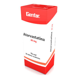 ATORVASTATINA 40MG 30TABLETAS GF