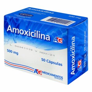 AMOXICILINA 500 MG 50 CAPSULAS AG