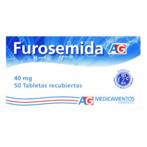 FUROSEMIDA 40 MG 50 TABLETAS AG