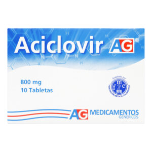 ACICLOVIR 800 MG 10 TABLETAS AG