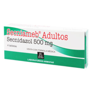 SECNIAMEB ADULTOS 500 MG 4 TBS