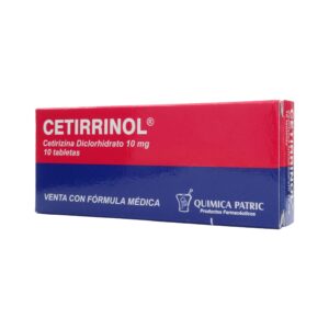CETIRRINOL 10 MG 10 TABLETAS