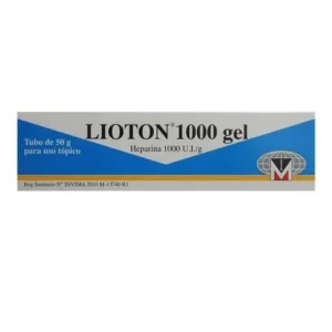 LIOTON 1000 GEL TUBO 50 GR(3%+)