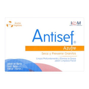 JAB ANTISEF ANTIACNE AZUFRE 100 GR ICOM