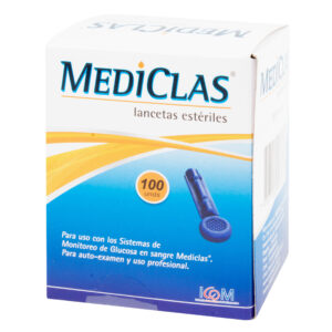 LANCETAS GLUCOMET.MEDICLAS 100 UND ICOM