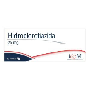 HIDROCLOROTIAZIDA 25 MG 30 TBS ICOM