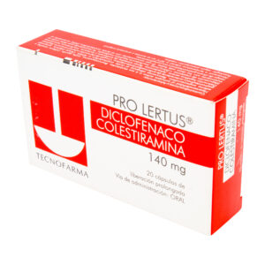PROLERTUS 140 MG 20 CAPSULAS (3%+)