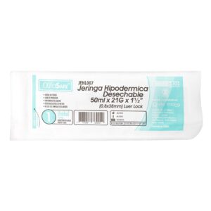 JERINGA ALFA SAFE 50 CC 21 G X 1 1/2