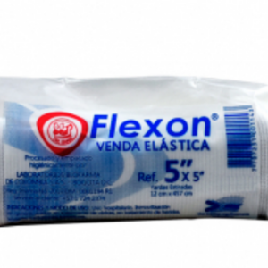 VENDA ELASTICA BLANCA FLEXON 5X5