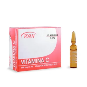 VITAMINA C 500 MG 5 ML AMPOLLA RY 10 AMP