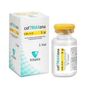 CEFTRIAXONA 1 G 1 AMPOLLAS VT