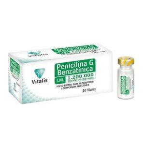 PEN G BENZATINICA 1.2 UI 10 AMPOLLAS