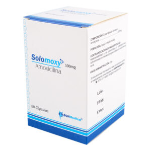AMOXICILINA SOLOMOXY 500 MG 60 CAPSULAS