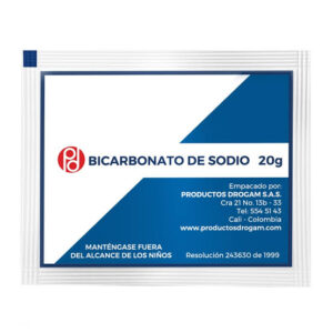 BICARBONATO DE SODIO 20 GR 24 SBS DROGAM