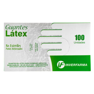 GUANTE LATEX G.V. T.S 100 UND INVERFARMA