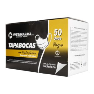 TAPABOCA NEGRO 50 UND EMP.IND INVERFARMA