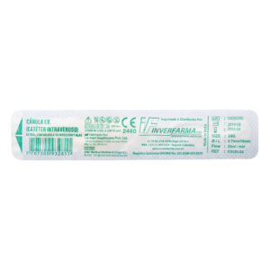 CATETER 24 GR INTRAVENOSO INVERFARMA