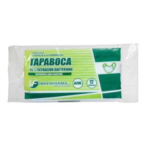 TAPABOCA AZUL 12 UND  INVERFARMA