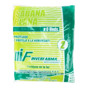 SABANA DESECHABLE 5 UND TIRA INVERFARMA