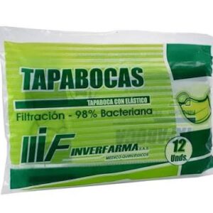 TAPABOCA BLANCO 12 UND EMP.IND.INVERFAR