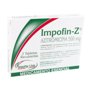 IMPOFIN-Z (AZITROMICINA 500 MG) 3TBS REC