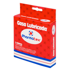 GASA LUBRICADA PHARMATEX 7.5X7.5CM 5 SB